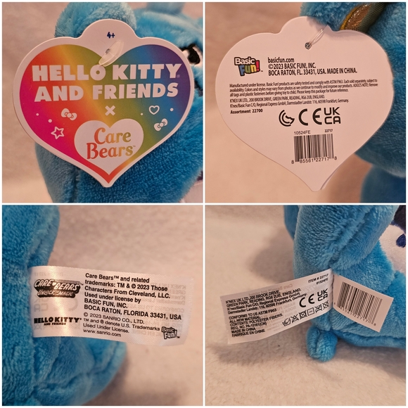 HELLO KITTY & FRIENDS X CARE BEARS 2023 Plushie Bundle - Picture 10 of 11